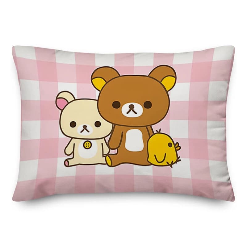 Roztomilý medvídek tělo polštář povlak na dekorativní polštář pro postel pohovku domácí dekorace polštář