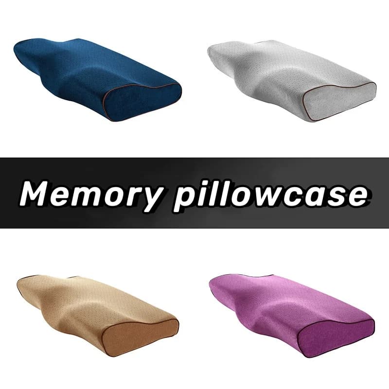 Povlak na polštář sametový motýl z paměťové pěny měkký povlak na polštář jednobarevný dospělý/dětský