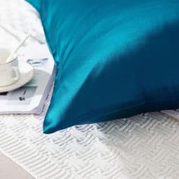 Prémiový povlak na polštář z morušového hedvábí se skrytým zipem - 22 Momme Pure Silk Pillow Case Soft Cool - náhled 5