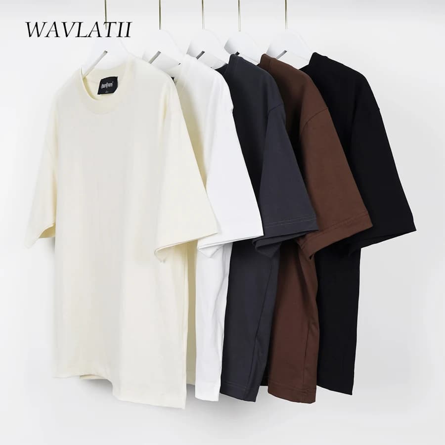 Nadměrné letní tričko unisex hnědé ležérní korejské streetwear základní tričko muži ženy