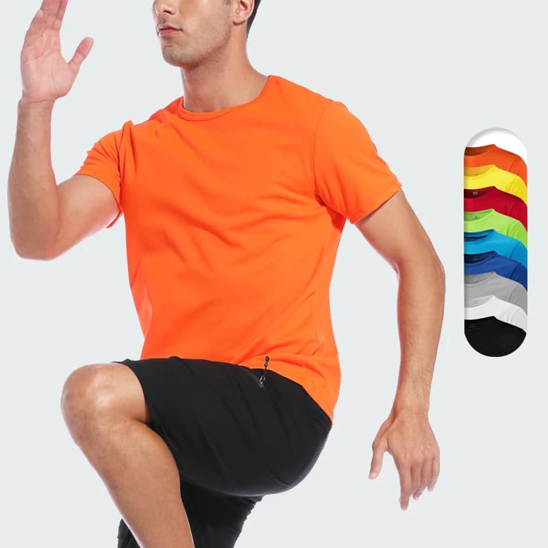 Rychleschnoucí sportovní tričko - Prodyšné sportovní tričko s krátkým rukávem na běh, posilovnu, fitness