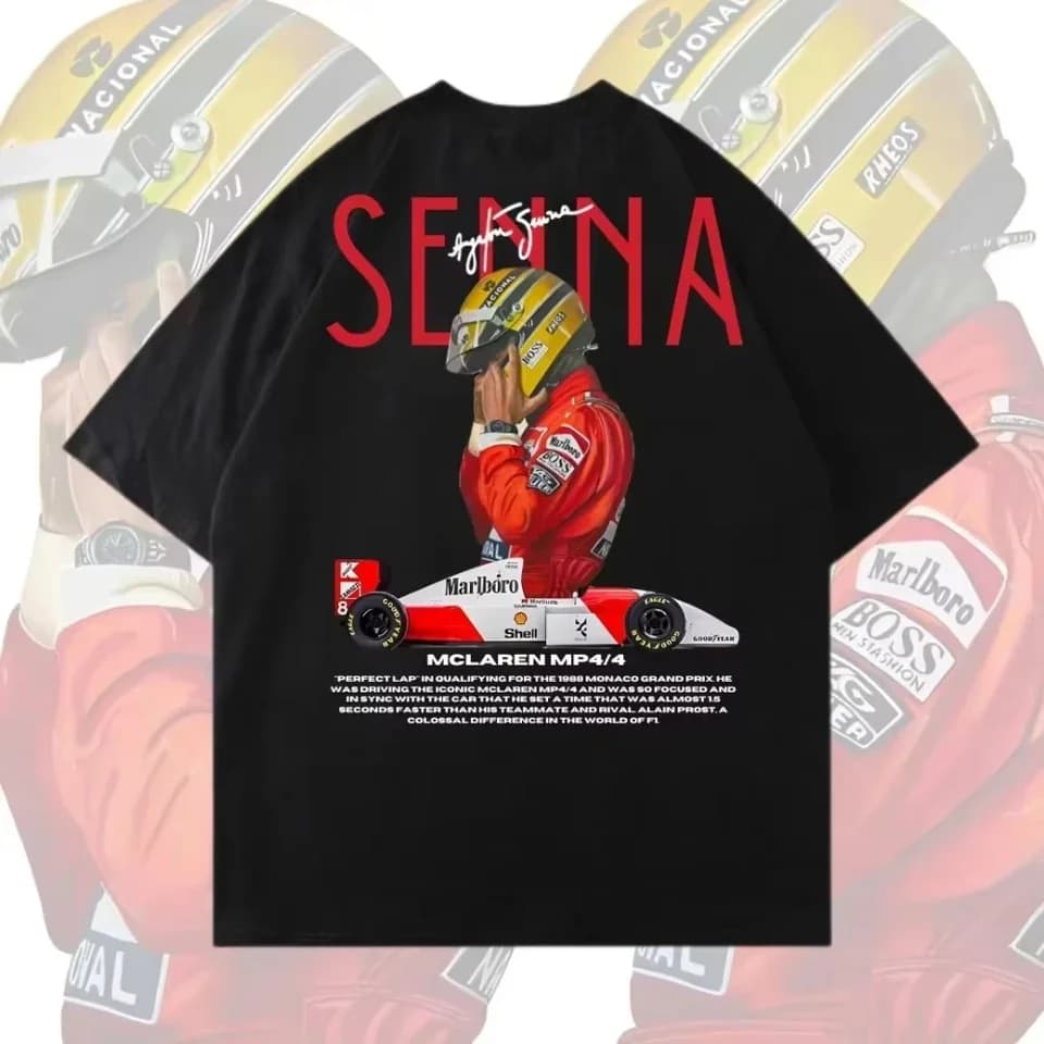 Tričko s grafikou pro závody Formule 1, unisex, bavlněné tričko, oblečení pro fanoušky motoristického sportu, pánské a dámské tričko