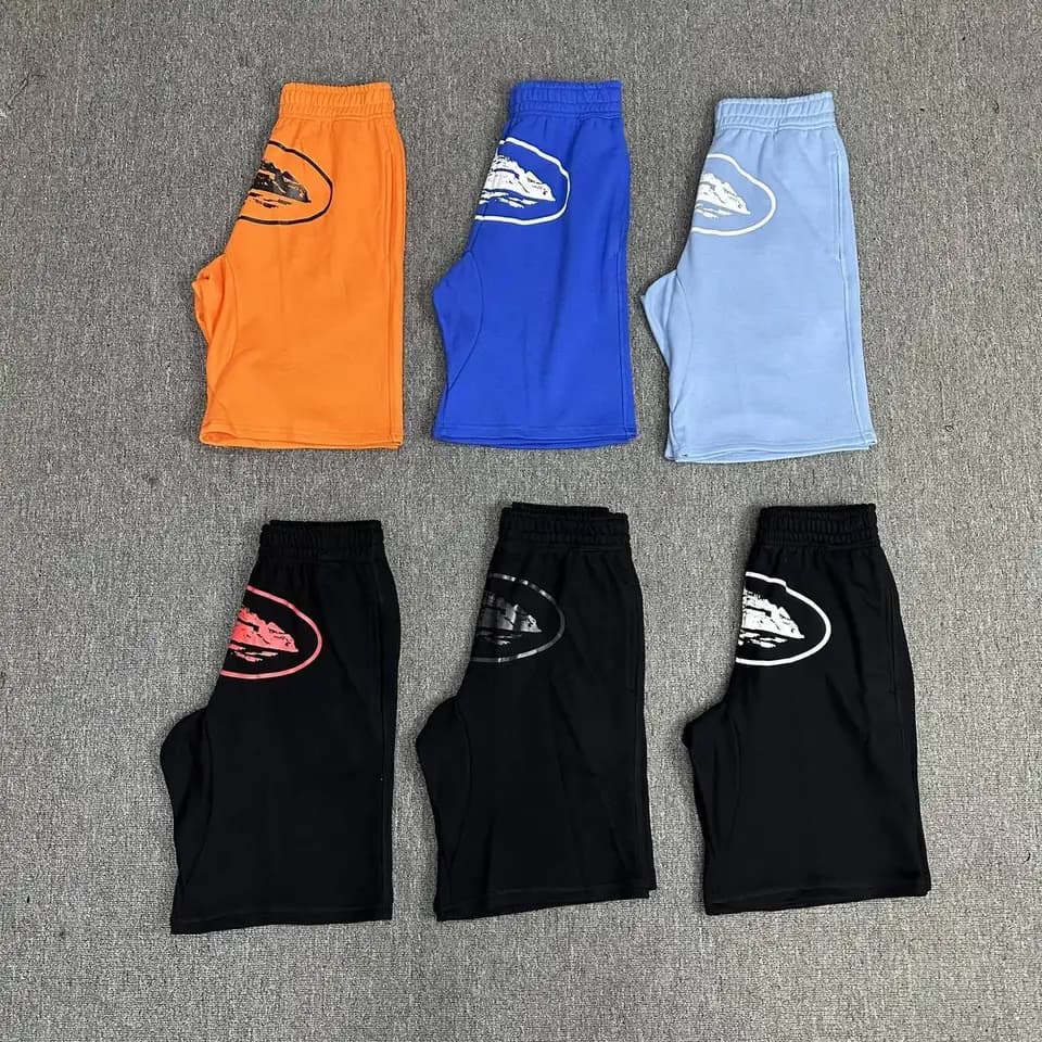 Unisex hip hopové ležérní kraťasy Y2K módní jednobarevné vysoce kvalitní letní streetwear