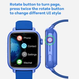 Dětské GPS chytré hodinky s kamerou - 4G WiFi videohovor SOS tracker telefon pro bezpečnost dětí - náhled 4