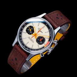 Pánské mechanické chronografické hodinky Pilot se safírovým sklíčkem a strojkem s labutím krkem - náhled 5