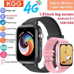 Dětské GPS chytré hodinky s kamerou, videohovorem, SOS trackerem, telefonem, WiFi, bezpečnostním monitorem pro děti - náhled 2