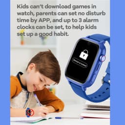 Dětské GPS chytré hodinky s kamerou, videohovorem, SOS trackerem, telefonem, WiFi, bezpečnostním monitorem pro děti - náhled 6