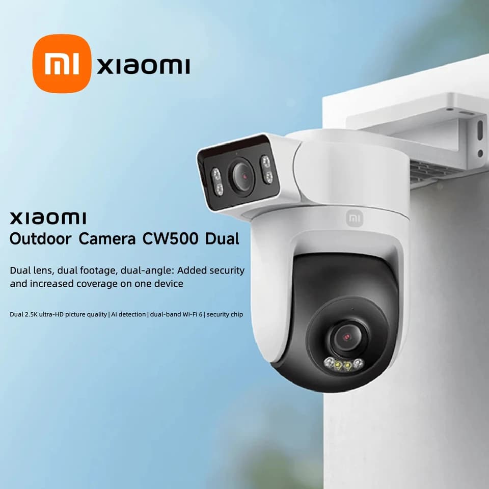 Venkovní duální kamera IP66 Bezpečnostní CCTV s detekcí umělé inteligence Plně barevný noční vidění Inteligentní domácí systém