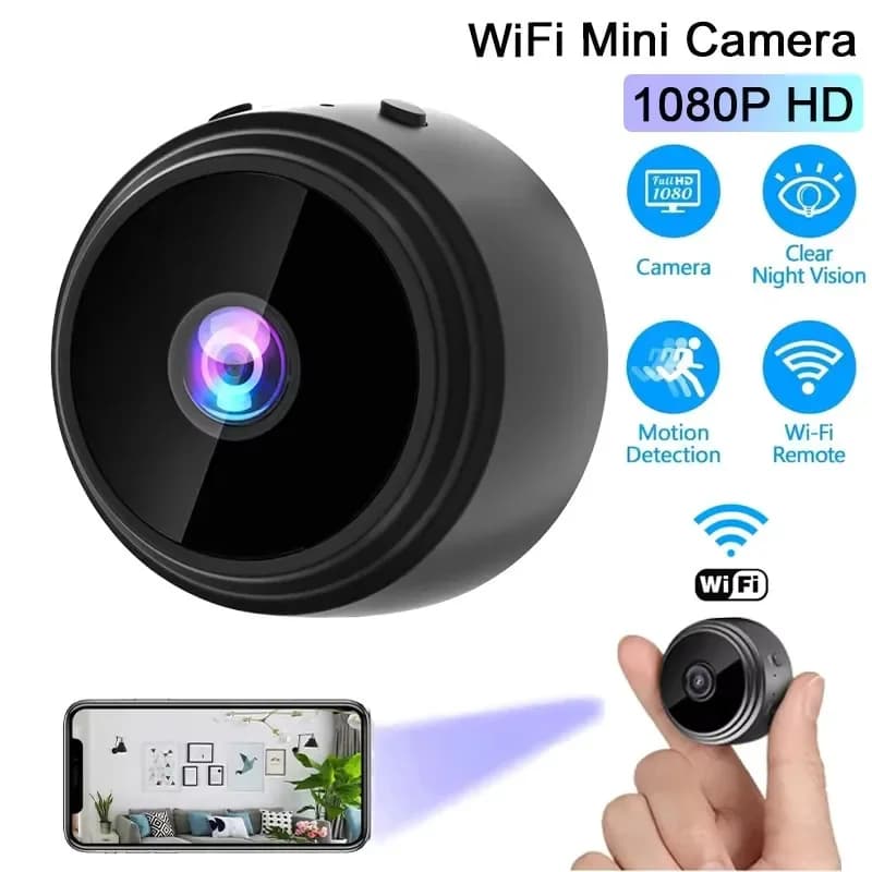 HD WiFi bezpečnostní kamera Bezdrátová domácí kamera Monitor Noční vidění Detekce pohybu