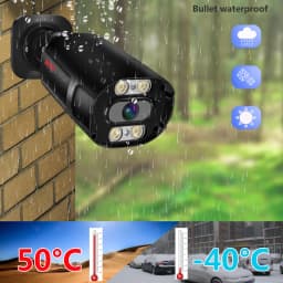 4K bezpečnostní kamera, venkovní 8MP POE IP, věžová, noční vidění, detekce pohybu, vodotěsná CCTV - náhled 5