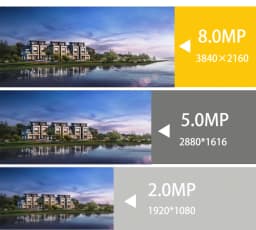 4K bezpečnostní kamera, venkovní 8MP POE IP, věžová, noční vidění, detekce pohybu, vodotěsná CCTV - náhled 4