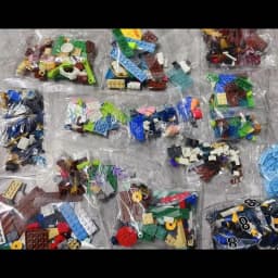 Stavební bloky 1500g - sada stavebnic - kreativní cihly, vzdělávací hračky pro děti, modely měst - náhled 5