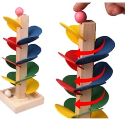 Dřevěné mramorové stavební bloky, vzdělávací Montessori hračka pro děti, dárková sada - náhled 6