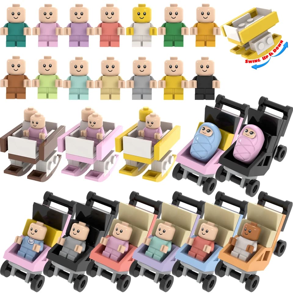 Dětské stavební bloky hračky vzdělávací hrací sada pro děti město kolekce dárek pro chlapce a dívku