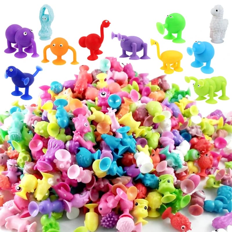 30 ks mini monster přísavky stavební bloky hračky kreslené zvířecí kapsle modely děti STEM dárek