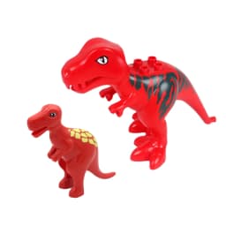 Sada velkých stavebních bloků pro zvířata - Zoo dinosaurus kompatibilní cihly vzdělávací hračky dětský dárek - náhled 5