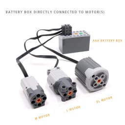 Elektromotor pro stavebnicová auta - kompatibilní výkonové funkce, rychlostní motor pro vozidla - náhled 6