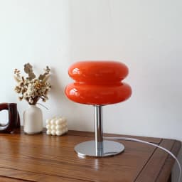 LED stolní lampa se stmívačem - moderní skleněné noční světlo pro dekoraci ložnice a obývacího pokoje - náhled 3