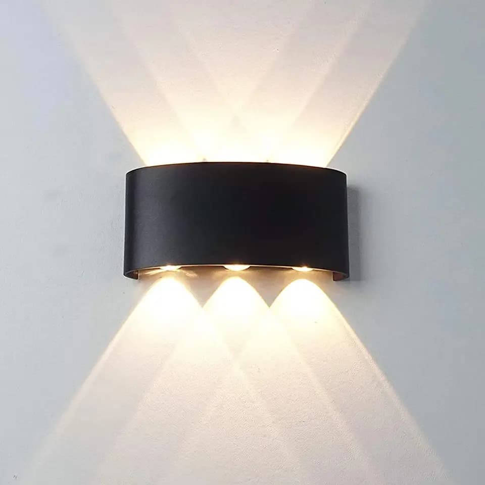 Moderní LED nástěnná svítidla nahoru dolů vnitřní venkovní montážní světla pro obývací pokoj ložnice chodba