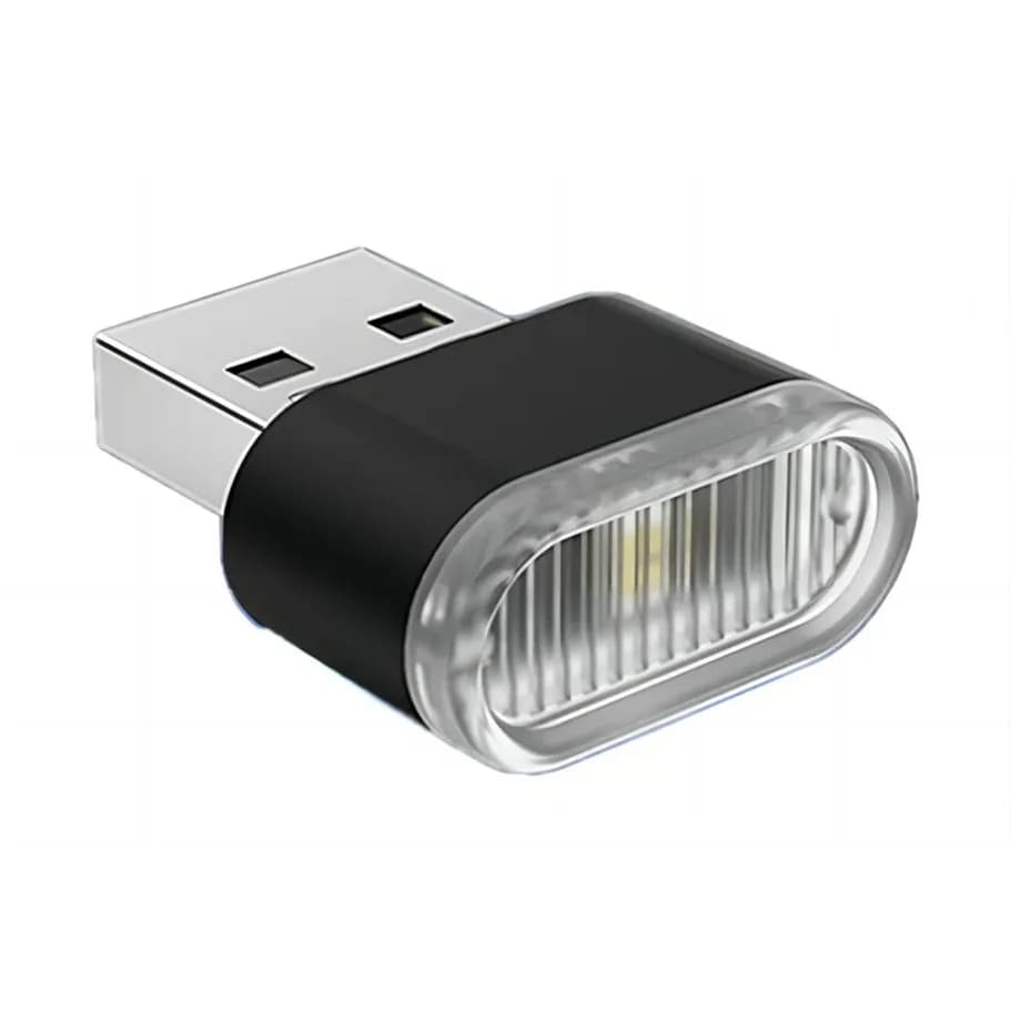 Mini USB LED osvětlení interiéru auta, neonová dekorativní nouzová lampa, funkce Plug and Play