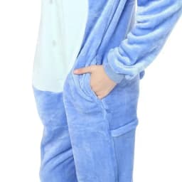 Dětské plyšové pyžamo s motivem onesie, zimní teplé, kreslené postavičky, pyžamo pro chlapce a dívky, vánoční dárek - náhled 7