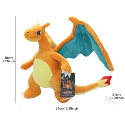 Plyšové hračky Pokémon Měkké plněné panenky Pikachu Charizard Gengar Dárková kolekce pro děti - náhled 7