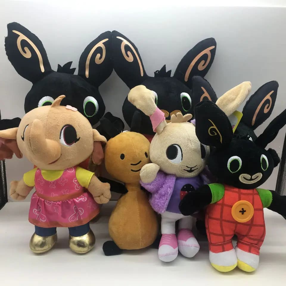 Plyšové hračky s kresleným králíkem 10-28 cm, plněné panenky, dětské vánoční dárkové kolekce