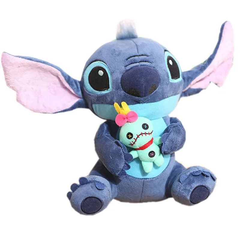 Kawaii Stitch Plyšová hračka - Roztomilá plyšová panenka s motivem anime postavy, dárek k narozeninám pro děti