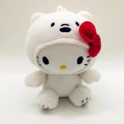 10cm Hello Kitty Plyšová klíčenka Měkká plněná hračka s přívěskem pro děti Roztomilá panenka - náhled 6