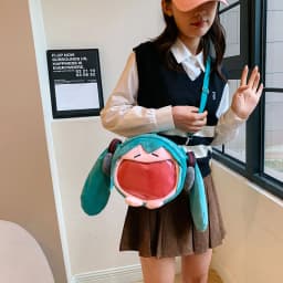 Kawaii Anime Obrázek Taška přes rameno Průhledný batoh Plyšová hračka Vánoční dárek pro děti - náhled 3