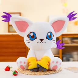 Plyšová hračka Digimon Adventure Tailmon - měkké zvířátko do pokoje pro panenky, dárek pro děti - náhled 4