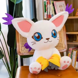 Plyšová hračka Digimon Adventure Tailmon - měkké zvířátko do pokoje pro panenky, dárek pro děti - náhled 6