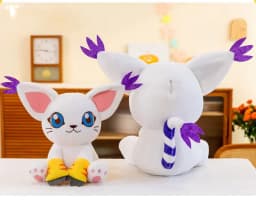 Plyšová hračka Digimon Adventure Tailmon - měkké zvířátko do pokoje pro panenky, dárek pro děti - náhled 5