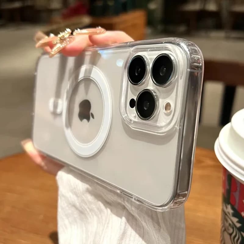 Magnetický silikonový kryt kompatibilní s MagSafe pro iPhone 16 15 14 13 12 11 Pro Max Mini X XS XR