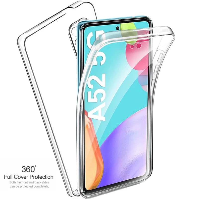 Silikonový kryt na telefon s 360° ochranou pro Samsung Galaxy A52, A53, A54, A55, A32, A33.