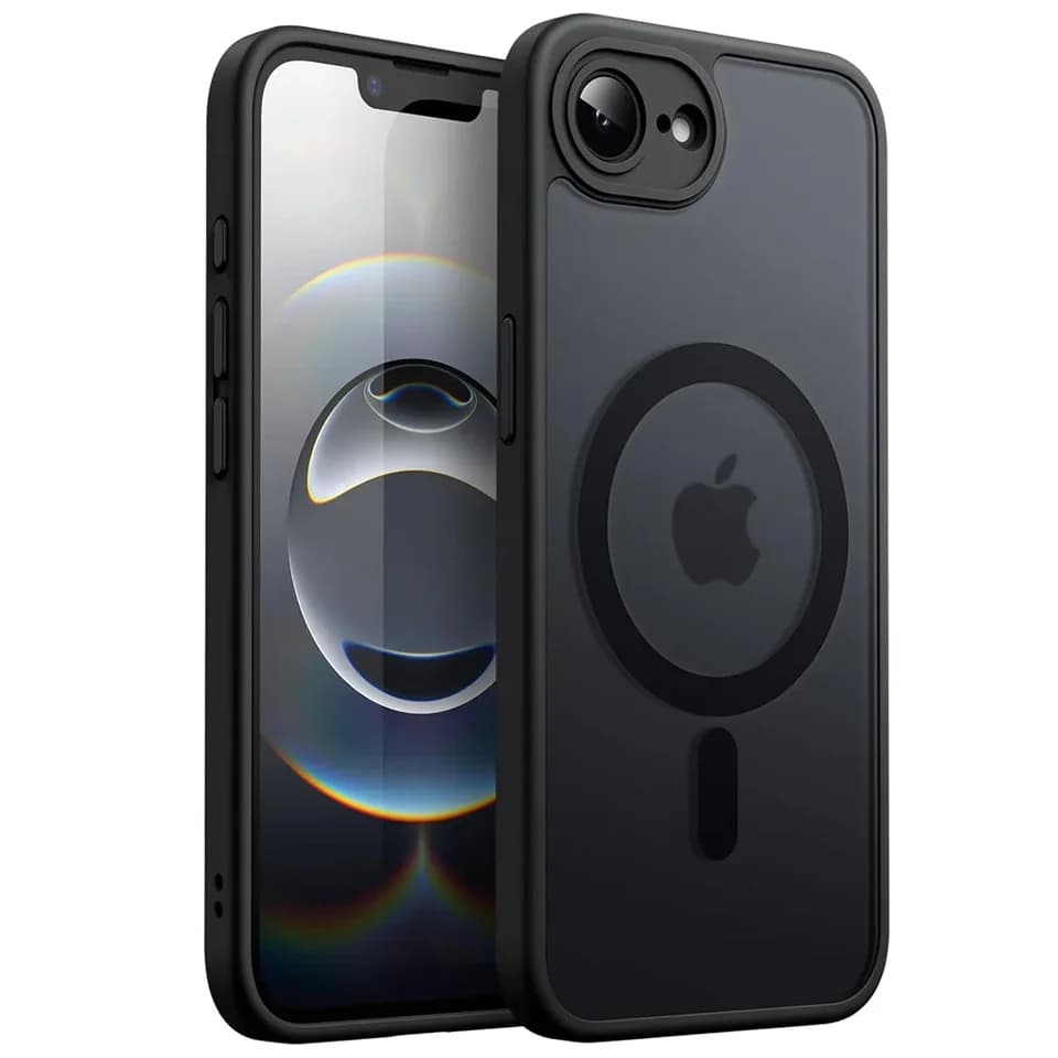 Magnetické bezdrátové nabíjecí pouzdro pro iPhone 16 5G, nárazuvzdorné matné zadní kryty s ochranou