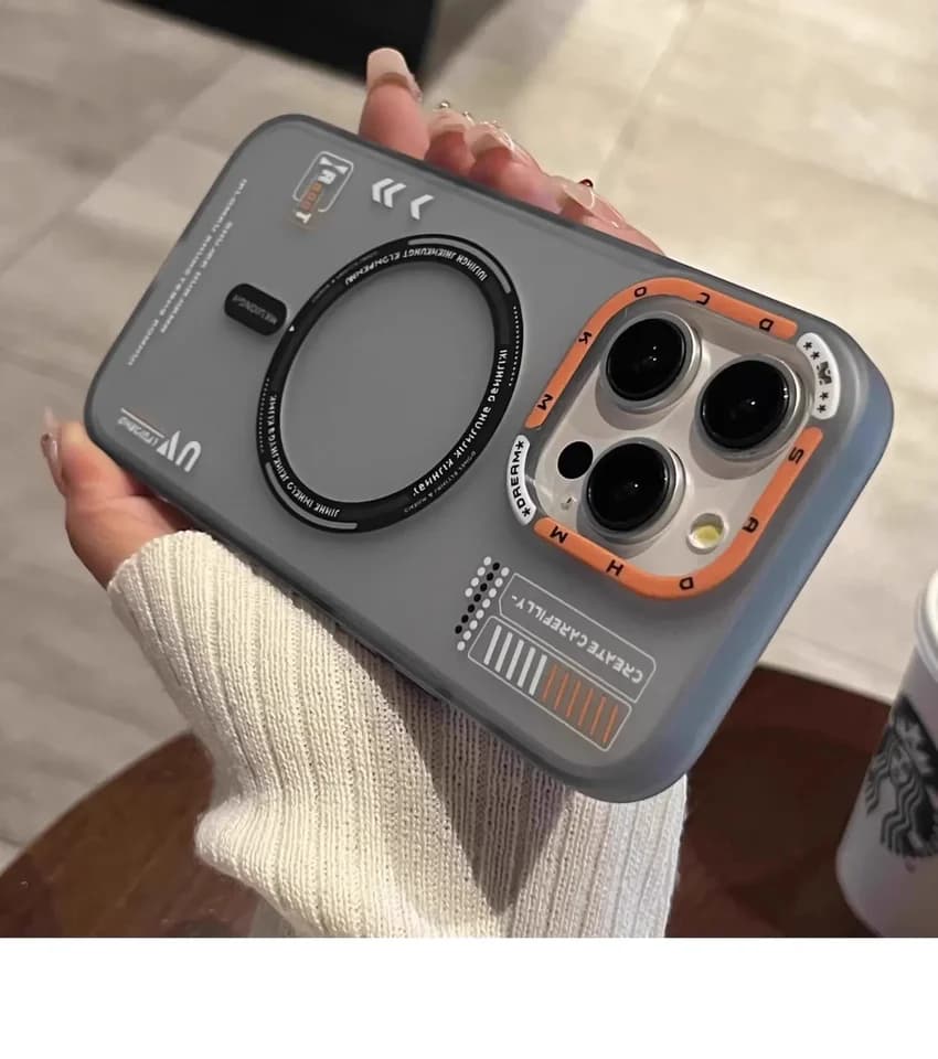 Magnetický kryt na telefon pro iPhone 16 15 14 13 12 Pro Max MagSafe Wireless Charging Matný matný kryt