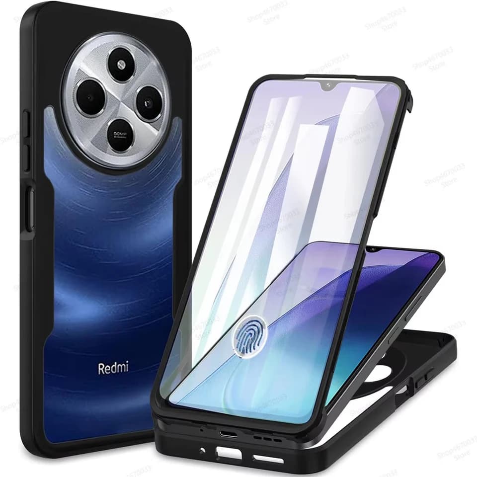 Nárazuvzdorné 360° celoplošné měkké silikonové pouzdro na telefon s ochranou nárazníku pro chytré telefony Android