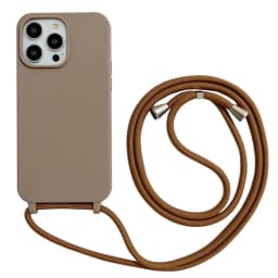 Silikonový kryt na telefon s crossbody popruhem pro iPhone 16 15 14 13 12 11 Pro Max Soft TPU kryt - náhled 4