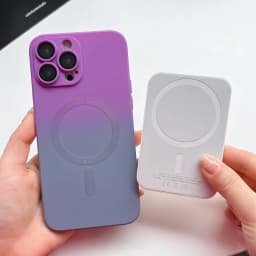 Silikonový kryt MagSafe Gradient pro iPhone 15 14 13 12 11 Pro Max, nárazuvzdorný, bezdrátový nabíjecí kryt - náhled 6