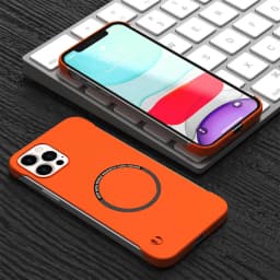 Průhledný magnetický kryt pro iPhone s bezdrátovým nabíjením, kompatibilní s pevným PC, ultra tenký design, všechny modely - náhled 5