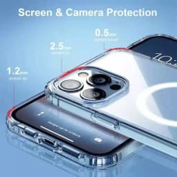 Průhledný kryt MagSafe pro iPhone 11, 12, 13, 14, 15, Pro Max XR XS, s bezdrátovým nabíjením - náhled 6
