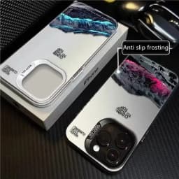 Matný pevný kryt na telefon Snow Mountain Sunset pro iPhone 16 15 14 13 12 11 Pro Ochranný kryt - náhled 3
