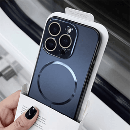 Magnetický kryt pro iPhone 16 15 14 13 12 Pro Max s ochranou čočky, kompatibilní s bezdrátovým nabíjením - náhled 3