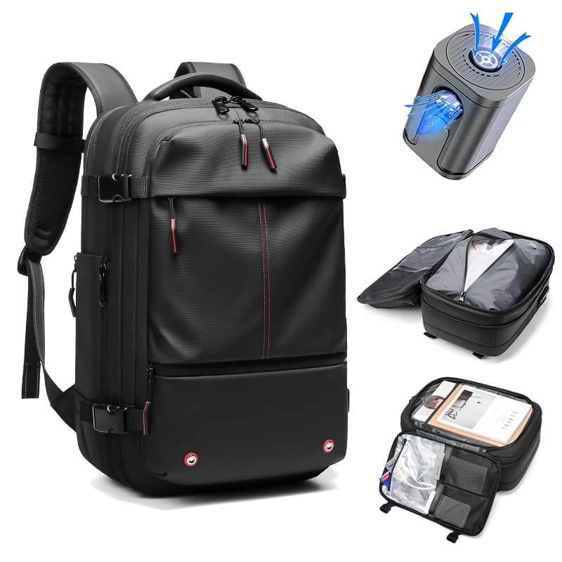 Pánský cestovní batoh s velkou kapacitou a přihrádkou na notebook 17 palců pro turistiku ve škole