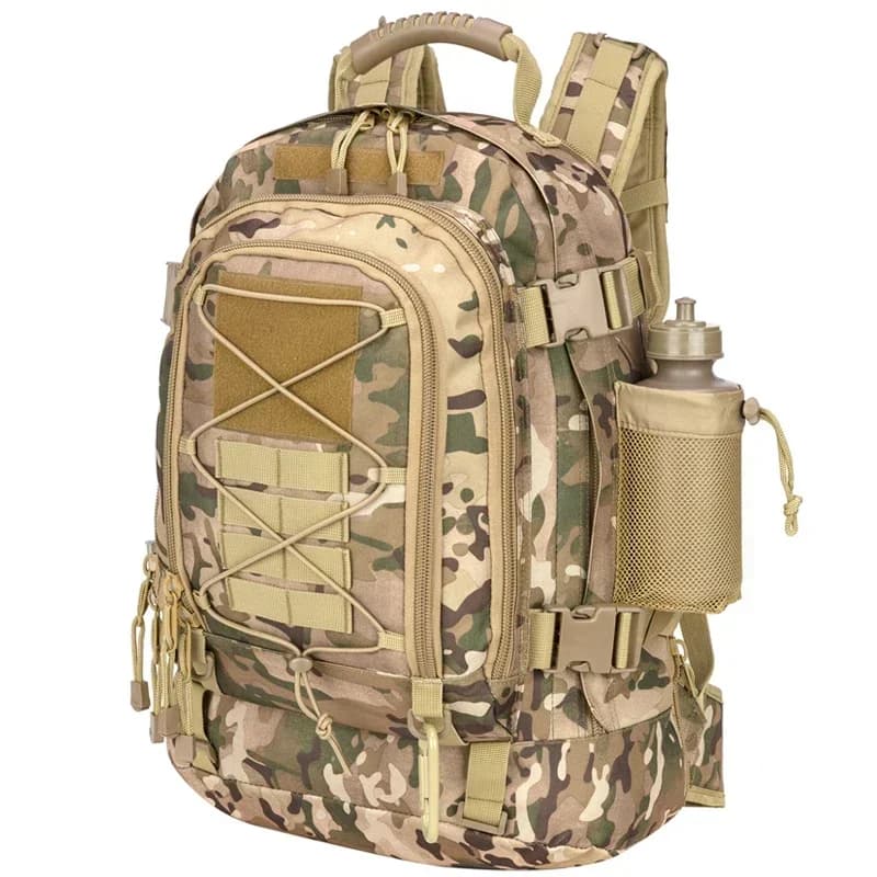 60L taktický vojenský batoh, vodotěsný, Molle, útočný batoh, turistický, kempingový, bug out batoh