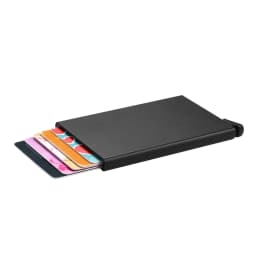 Tenká hliníková peněženka s RFID blokováním a kovovým pouzdrem na kreditní karty pro muže a ženy - náhled 5