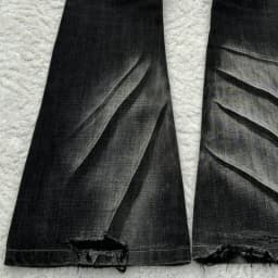 Pánské slim fit džíny s tlapkami rozšířené retro gothic unisex bootcut kalhoty - náhled 7