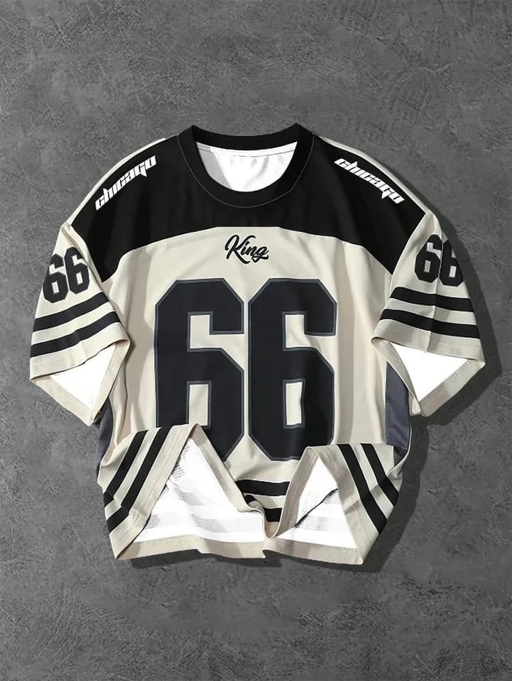 Pánské tričko s potiskem písmen casual bavlna léto outdoor street wear oblečení