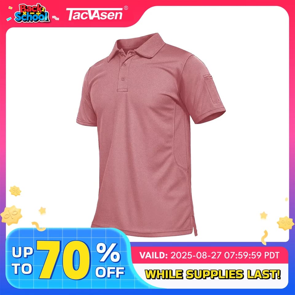 Pánské polo tričko s krátkým rukávem rychleschnoucí zelené bavlněné casual top